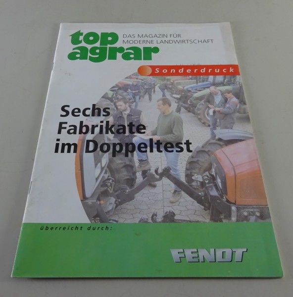 Magazin Fendt Top Agrar Sonderdruck überreicht durch Fendt Stand 12/1998