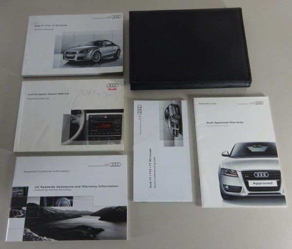 Owner's Manual + Wallet Audi TT / TTS / TT RS Coupe Typ 8J from 05/2010