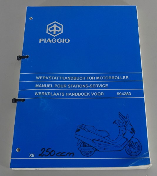 Werkstatthandbuch Piaggio Motorroller X9 250ccm Stand 2000