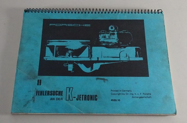 Werkstatthandbuch Porsche Fehlersuche an der K-Jetronic ab 1974