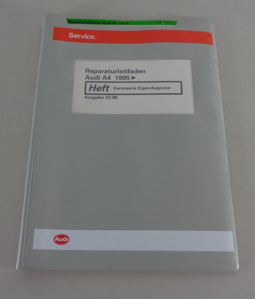 Werkstatthandbuch Audi A 4 / A4 ab 1995 Fahrwerk Eigendiagnose 03/1998