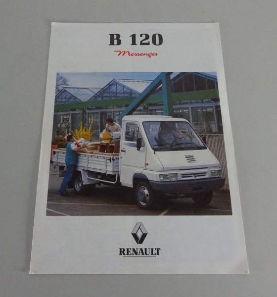 Prospekt / Broschüre Renault B120 Messenger Stand 05/1992