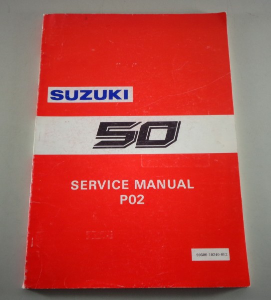 Workshop Manual / Werkstatthandbuch Suzuki 50 from 11/1985