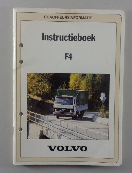 Instructieboek Volvo F4 LKW von 1983