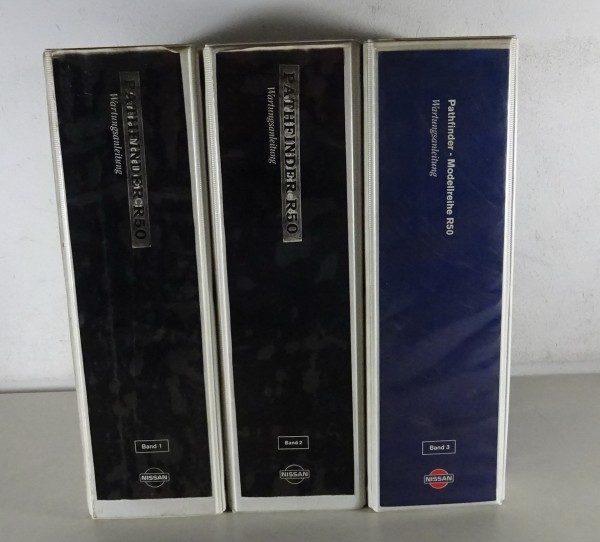 Werkstatthandbuch / Service Manual Nissan Pathfinder R50 3 Bände von 2001