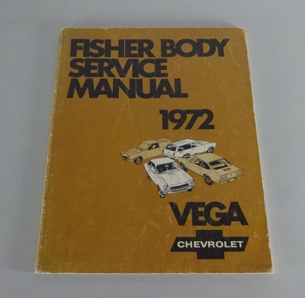 Workshop Manual Fisher Body Chevrolet Vega from 1972