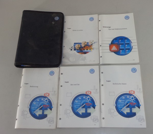 Bordmappe + Betriebsanleitung / Handbuch VW Lupo Stand 06/1998