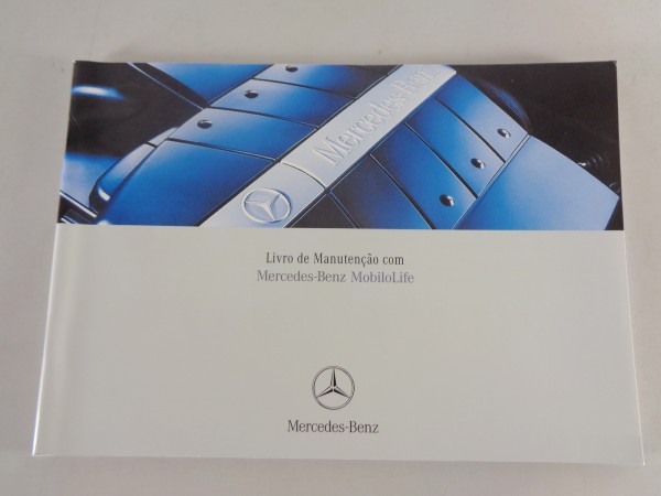 Scheckheft Mercedes Benz SLK, CLK, SL, CL, etc. auf Portugiesisch von 04/2003