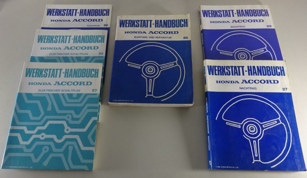 Werkstatthandbuch + Nachträge Honda Accord 3. Generation Stand 1986-1988