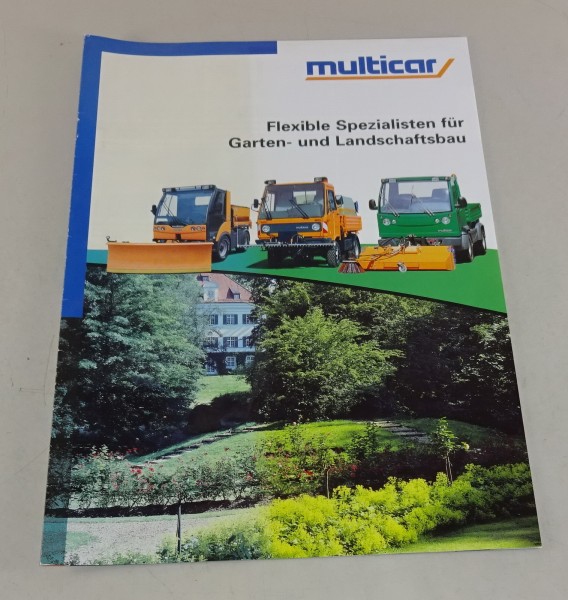 Prospekt Multicar flexible Spezialisten für Garten- und Landschaftsbau