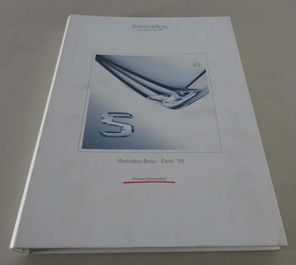 Presseinformation + Pressefotos Mercedes-Benz S-Klasse W220 Stand 09/1998