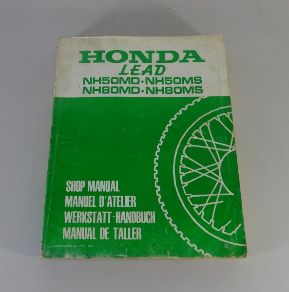 Werkstatthandbuch / Workshop Manual Honda NH 50 / NH 80 Lead Stand 1982