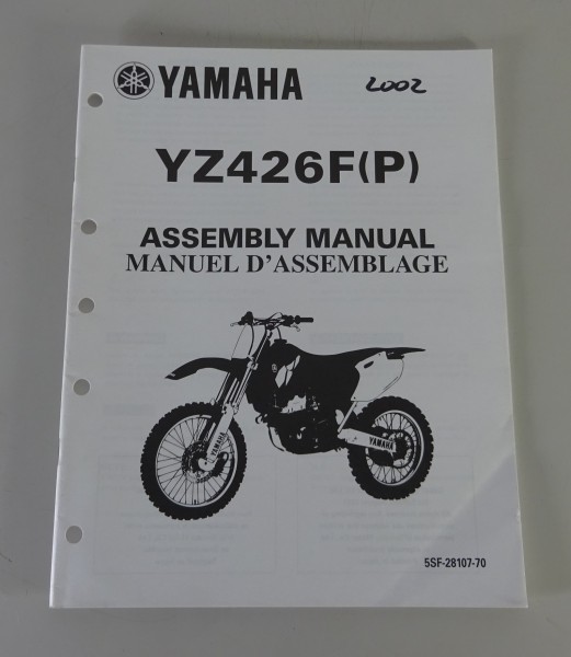 Montageanleitung / Manuel d´Assemblage Yamaha YZ 426 F (P) von 2002