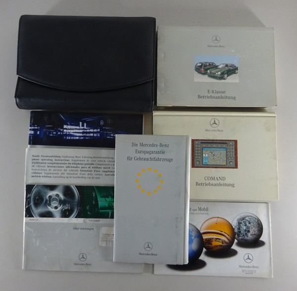 Bordmappe + Betriebsanleitung Mercedes E-Klasse W210 E200 E240 etc. von 2/2002