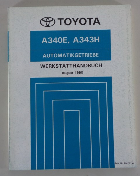 Werkstatthandbuch Toyota Automatikgetriebe A340E / A343H Stand 08/1990