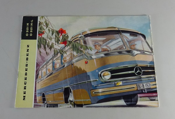 Prospekt / Broschüre Mercedes-Benz Omnibus O 321 H / HL Stand ca. 1955