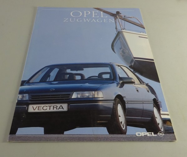 Prospekt / Broschüre Opel Vectra A Zugwagen + Technische Daten Stand 09/1990