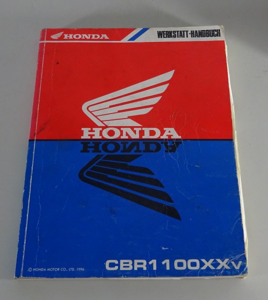 Werkstatthandbuch Honda CBR 1100 XX Super Blackbird SC35 Stand 1996