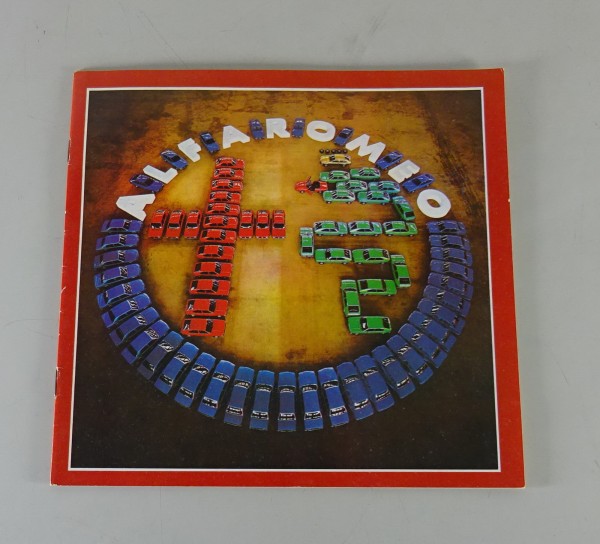 Prospekt / Broschüre Alfa Romeo PKW - Programm Alfasud etc. Stand 1977