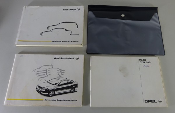 Bordmappe + Betriebsanleitung / Handbuch Opel Omega B Stand 08/1999