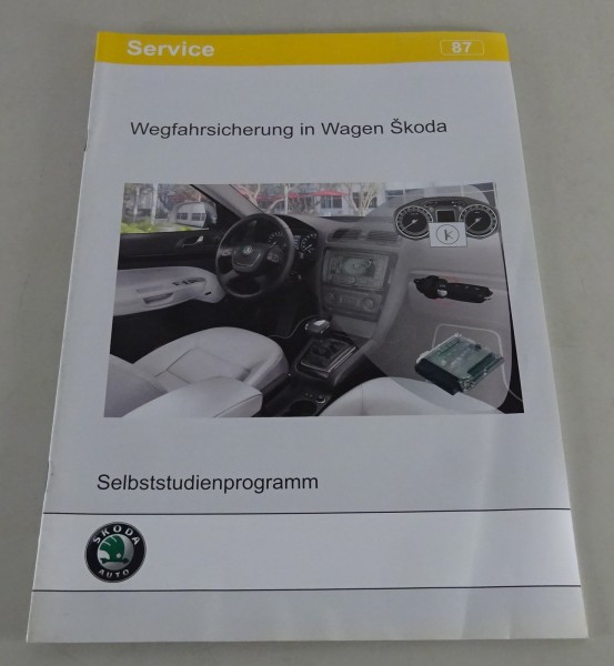 Werkstatthandbuch SSP 87 Skoda Fabia / Roomster etc. Wegfahrsicherung Stand 2010