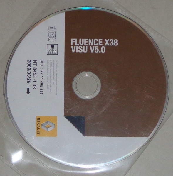 Werkstatthandbuch Elektrik / Schaltpläne auf DVD Renault Fluence X38 - 06/2009