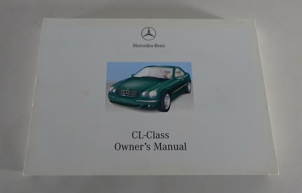 Owner's Manual Mercedes Benz CL C215 CL 500 / CL 600 / CL 55 AMG from 05/2001