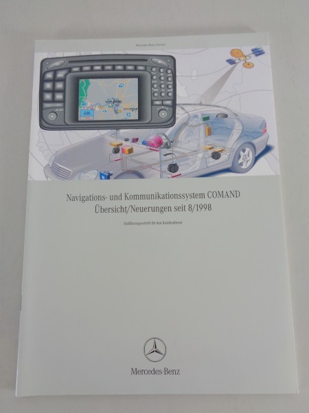 Werkstatthandbuch Neuerungen Mercedes Comand in 163, 208, 210, 215, 220 von 2001