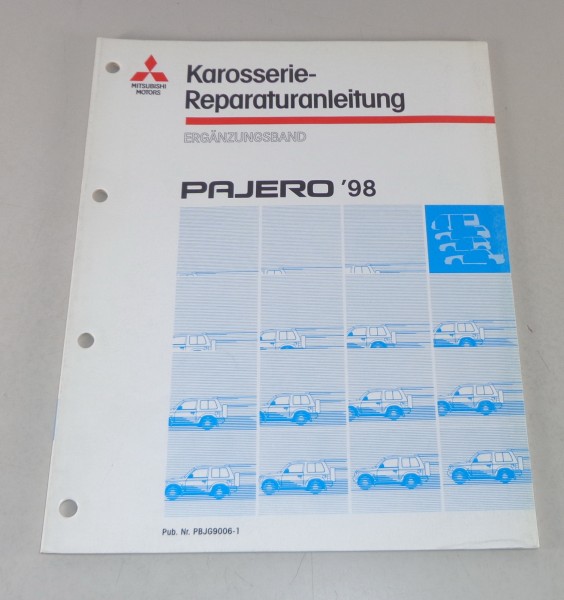 Werkstatthandbuch Nachtrag Mitsubishi Pajero V20 Modelljahr 1998