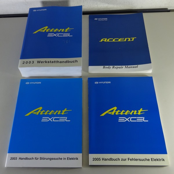 Werkstatthandbuch Reparaturanleitung Hyundai Accent Excel Modelljahr 2003-2005