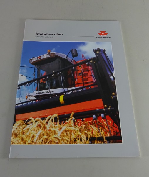 Prospekt / Broschüre Massey Ferguson Mähdrescher MF 30 - 34 / 36 - 40 Stand 1996