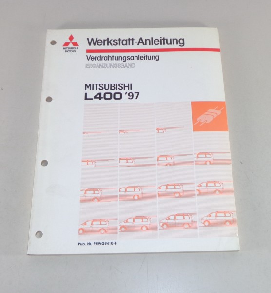 Werkstatthandbuch Mitsubishi L400 Nachtrag Elektrik Schaltpläne ab Baujahr 1997