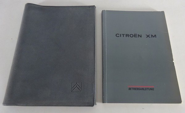 Bordmappe + Betriebsanleitung / Handbuch Citroen XM 1. Serie von 02/1993