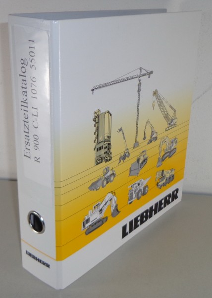 Teilekatalog Liebherr Kettenbagger R 900 C-LI 1076 55011 Stand 03/2011