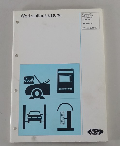 Werkstatthandbuch Werkstattausrüstung für Ford Fiesta, Escort, Mondeo etc 8/1996