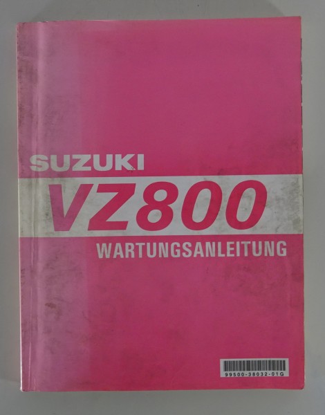 Werkstatthandbuch / Wartungsanleitung Suzuki VZ 800 Marauder Stand 01/1999