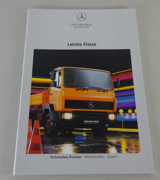 Prospekt / Broschüre Mercedes-Benz Leichte Klasse / LK Kipper Stand 09/1991