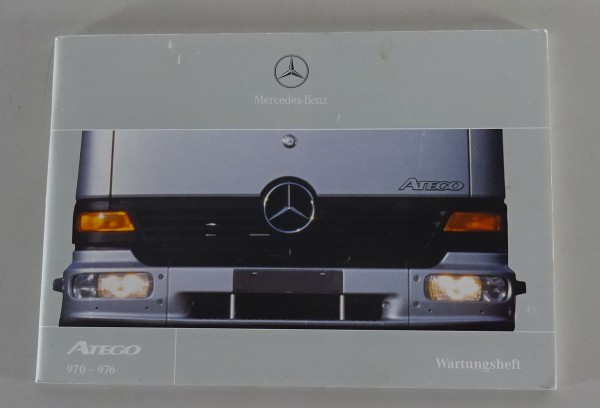 Scheckheft Mercedes Benz Atego 970 - 976 von 11/2000