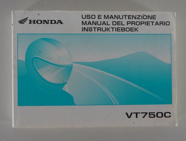 Uso E Manutenzione / Man. del Propietario / Instruktieboek Honda VT750C von 2003