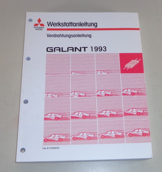 Werkstatthandbuch Mitsubishi Galant E30 Elektrik Schaltpläne ab Baujahr 1993