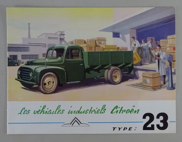 Prospekt / Broschüre Citroen LKW Typ 27 Stand 07/1956 frz.