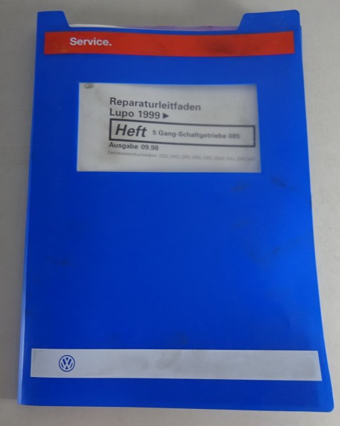 Werkstatthandbuch / Reparaturleitfaden VW Lupo 5 Gang Schaltgetriebe 085 ab 1999