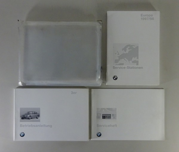 Bordmappe + Betriebsanleitung BMW 3er E36 + Cabrio & Coupé von 08/1997