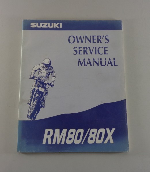 Workshop manual Suzuki RM 80 / 80 X from 1993