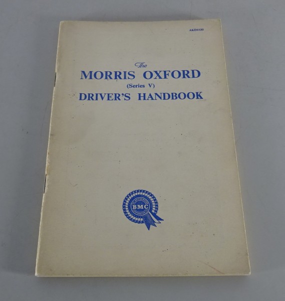 Owner´s Manual / Handbook Morris Oxford Series V from 01/1959