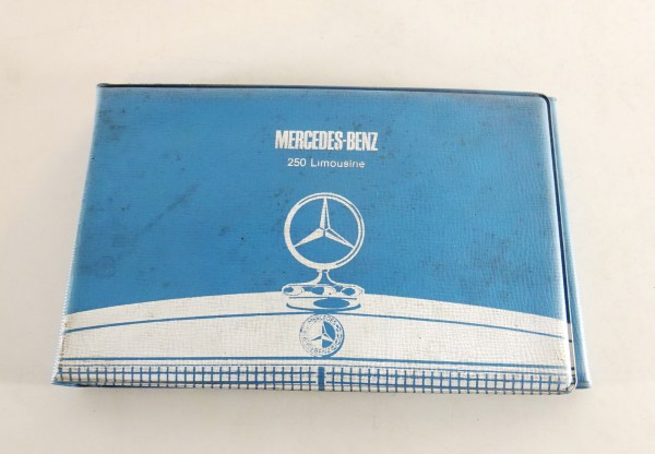 Polstermappe Polstermuster Mercedes Benz W114 /8 250 Limousine von 01/1970