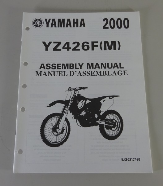 Montageanleitung / Manuel d´Assemblage Yamaha YZ 426 F (M) von 2000