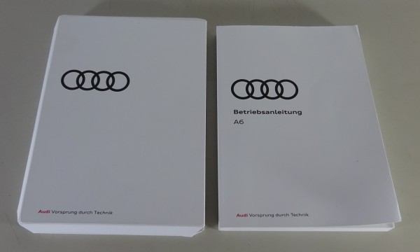 Bordmappe mit Betriebsanleitung Audi A6 C8, RS6, Avant, Allroad quattro 07/2023