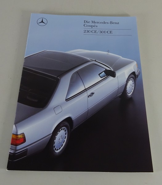 Prospekt Mercedes Benz C124 W124 Coupé C124 230 300 CE Stand 02/1998