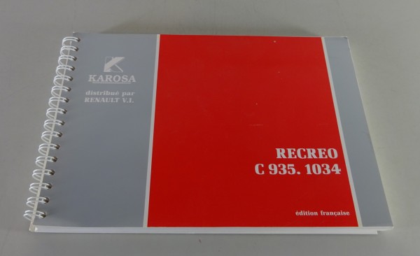 Betriebsanleitung / Handbuch Renault Karosa Recreo Bus Stand 09/1997